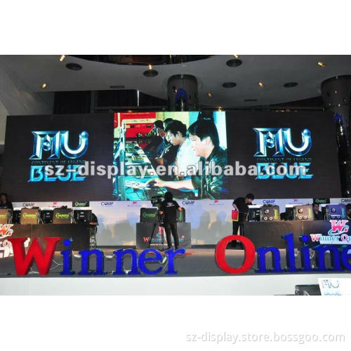 shopping advertising Rental series p4 indoor rental full color led display
